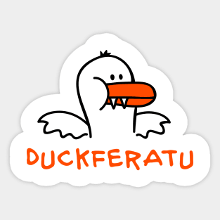 Vampire Duck Sticker